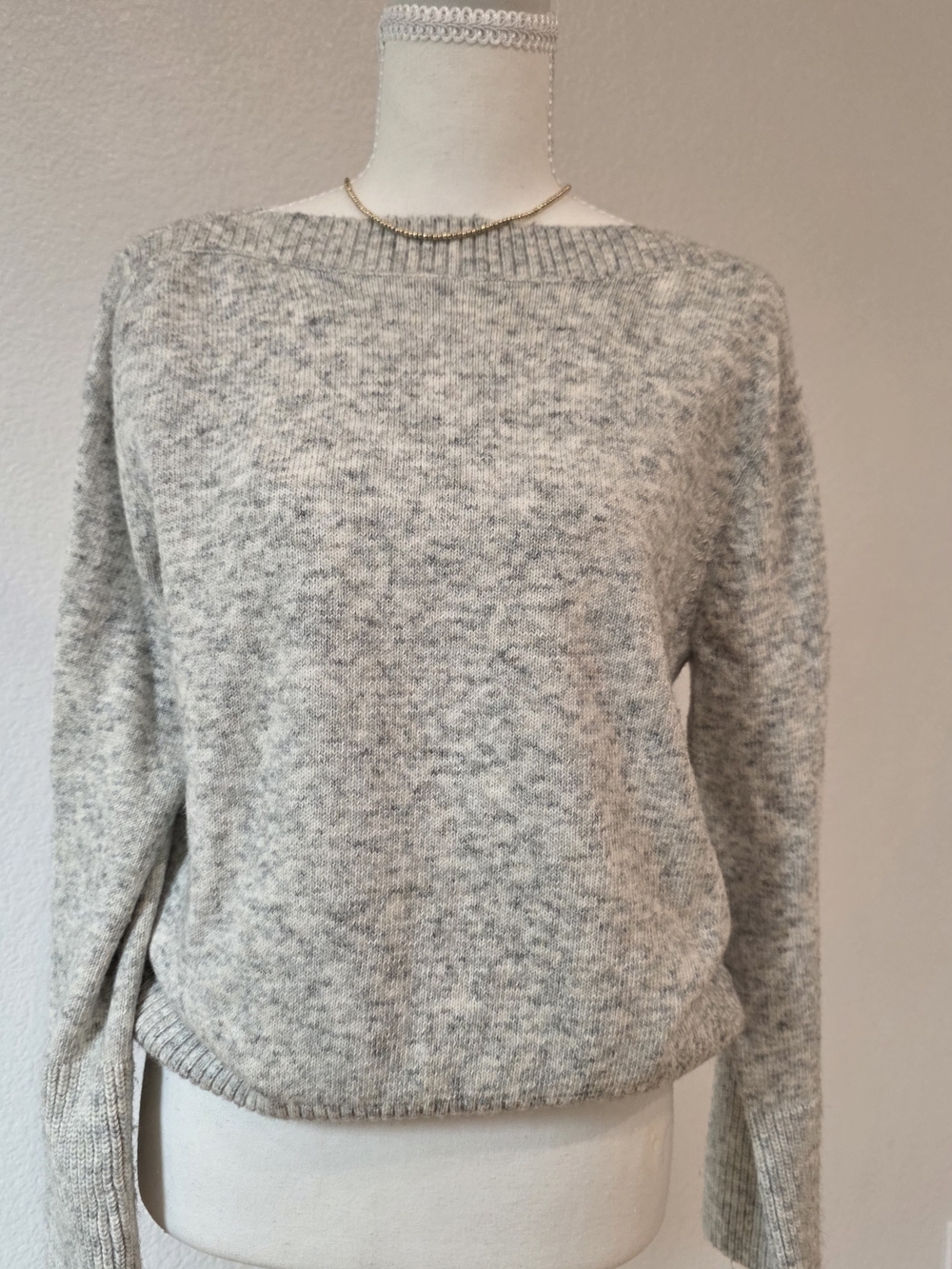 Light Gray Women's Pullover Sweater